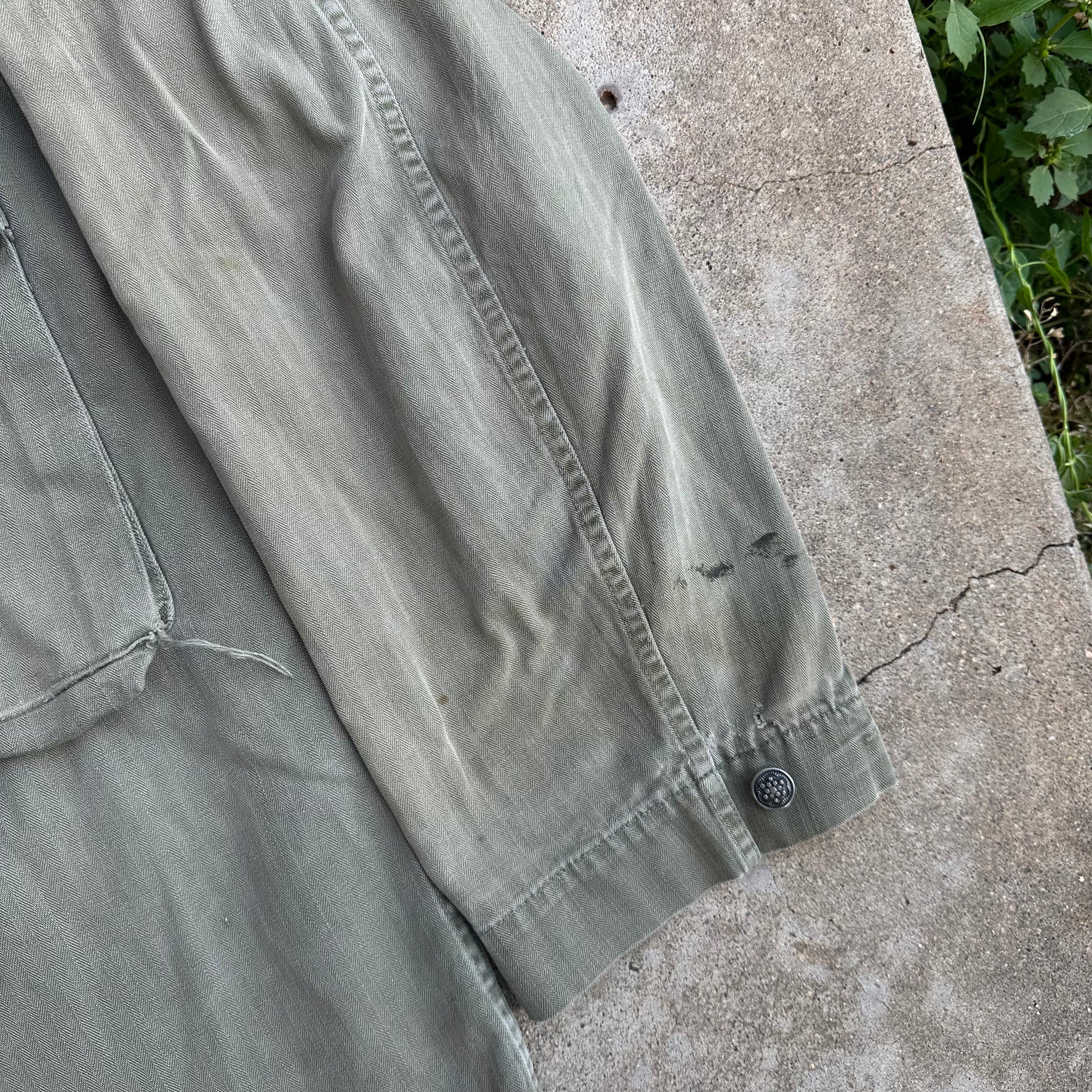 1940’s WWII M-43 HBT Jacket 25.5” Chest