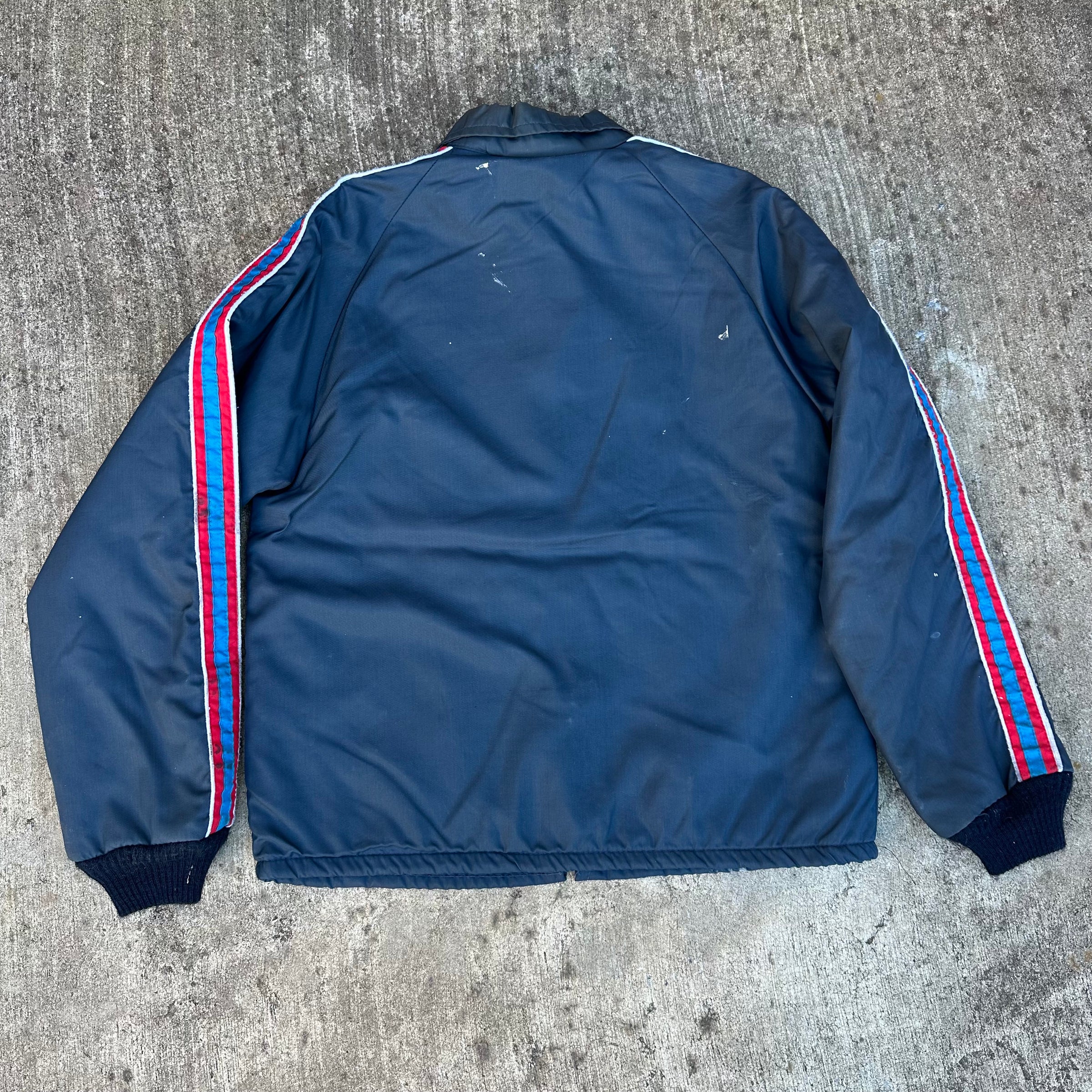 1970’s/80’s Chrysler Mopar Direct Connection Employee Quilted Work Jacket Medium