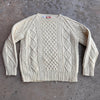 1960’s Irish Fisherman Cable Knit Aran Sweater