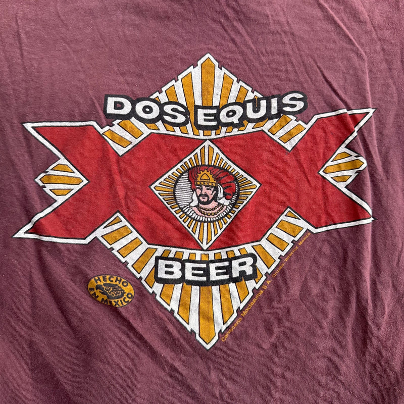 1970’s Dos Equis Beer Pocket T-Shirt Small