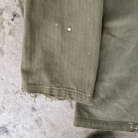 1940’s/50’s Thrashed US Army M-47 HBT Shirt Medium
