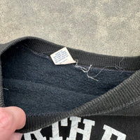 1960’s Northeast Rockets Flock Print Black Crewneck Sweatshirt Small