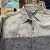 1950’s Key Two-Tone Chainstitched Work Shirt 23" Chest