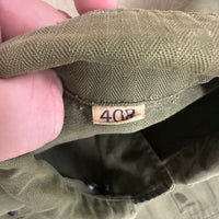 1940’s Thrashed WWII US Army HBT Shirt Size 40R