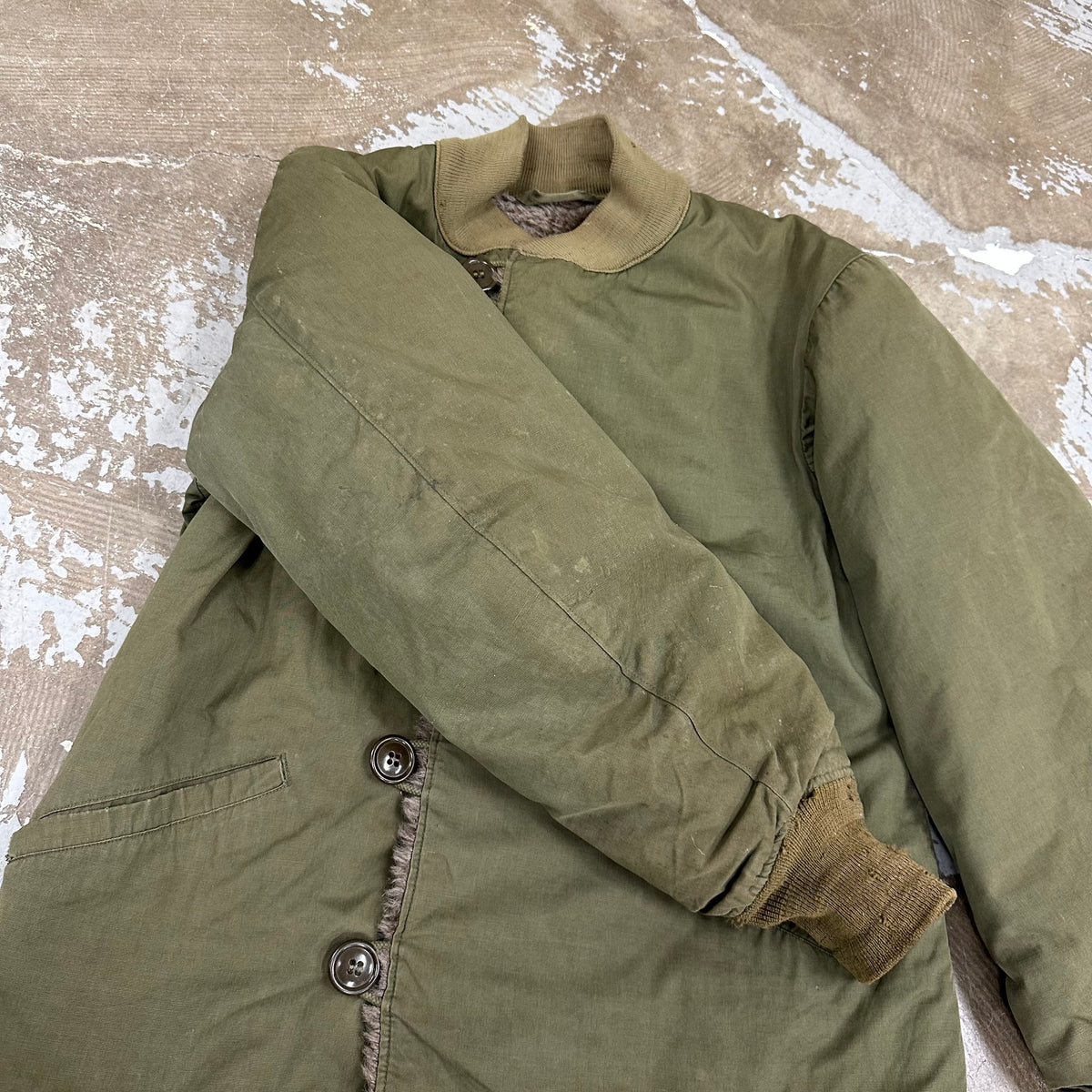 1940’s WWII M-43 Pile Liner Jacket Size 36
