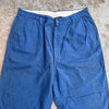 1940’s Drop Loop Blue Cotton Trousers