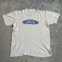 1960’s/70’s Fuck Ford Logo Rip T-Shirt Medium