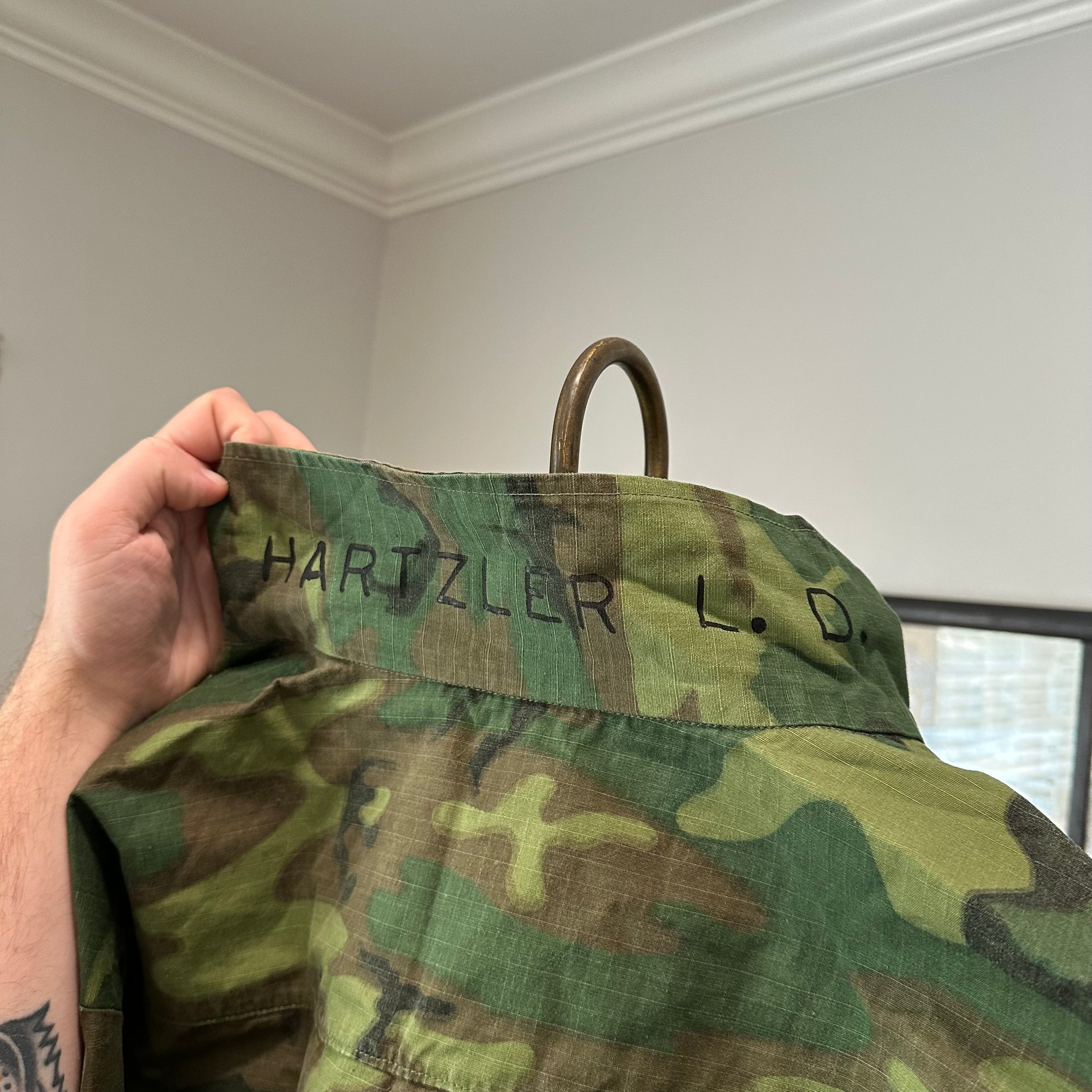 1960’s Deadstock Vietnam War ERDL Jungle Jacket Large Regular