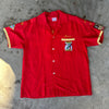 1970’s USAF Yokota Air Base Hawaiian Club Military Souvenir Bowling Shirt Large