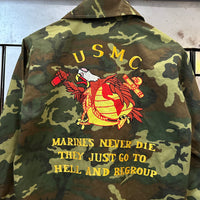 1970’s Vietnam War Okinawa Made ERDL Camo Souvenir Jacket