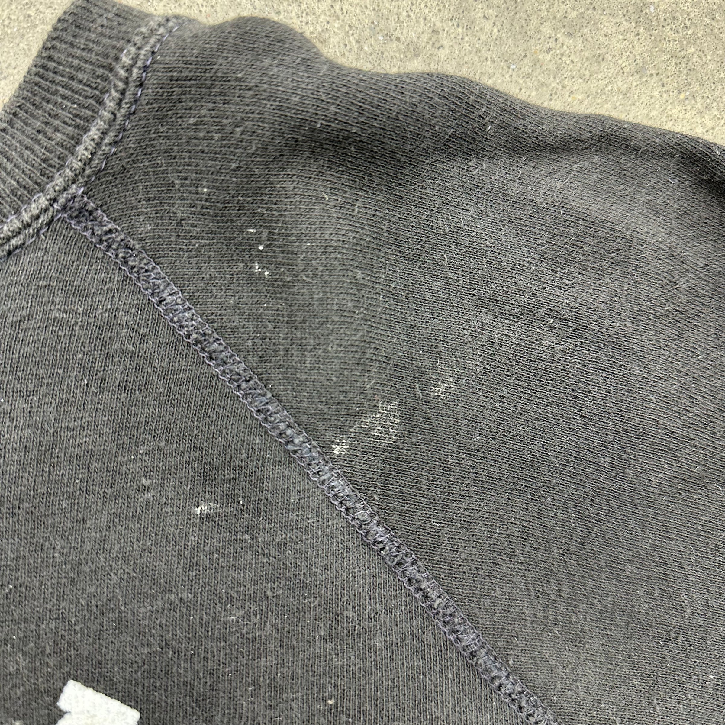 1960’s Northeast Rockets Flock Print Black Crewneck Sweatshirt Small