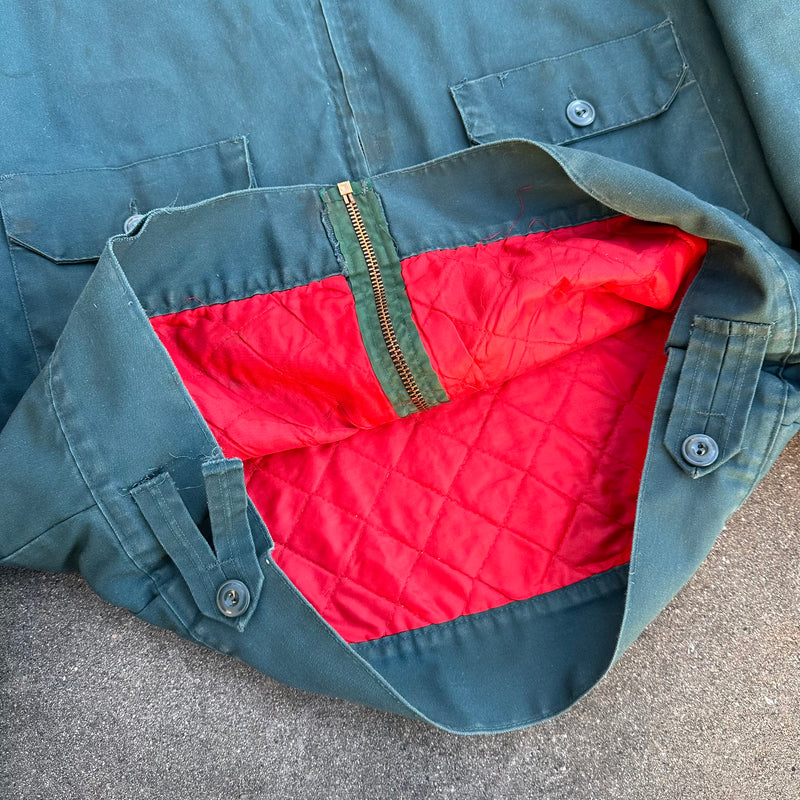 1970’s Quilted Cotton Work Jacket 26” Chest