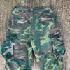 1970’s Multi-Tone “Clown” Camo ERDL/Woodland RDF Jungle Pants Medium Long