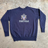 Warehouse Repro Fort Polk Flock Print Sweatshirt Size 44