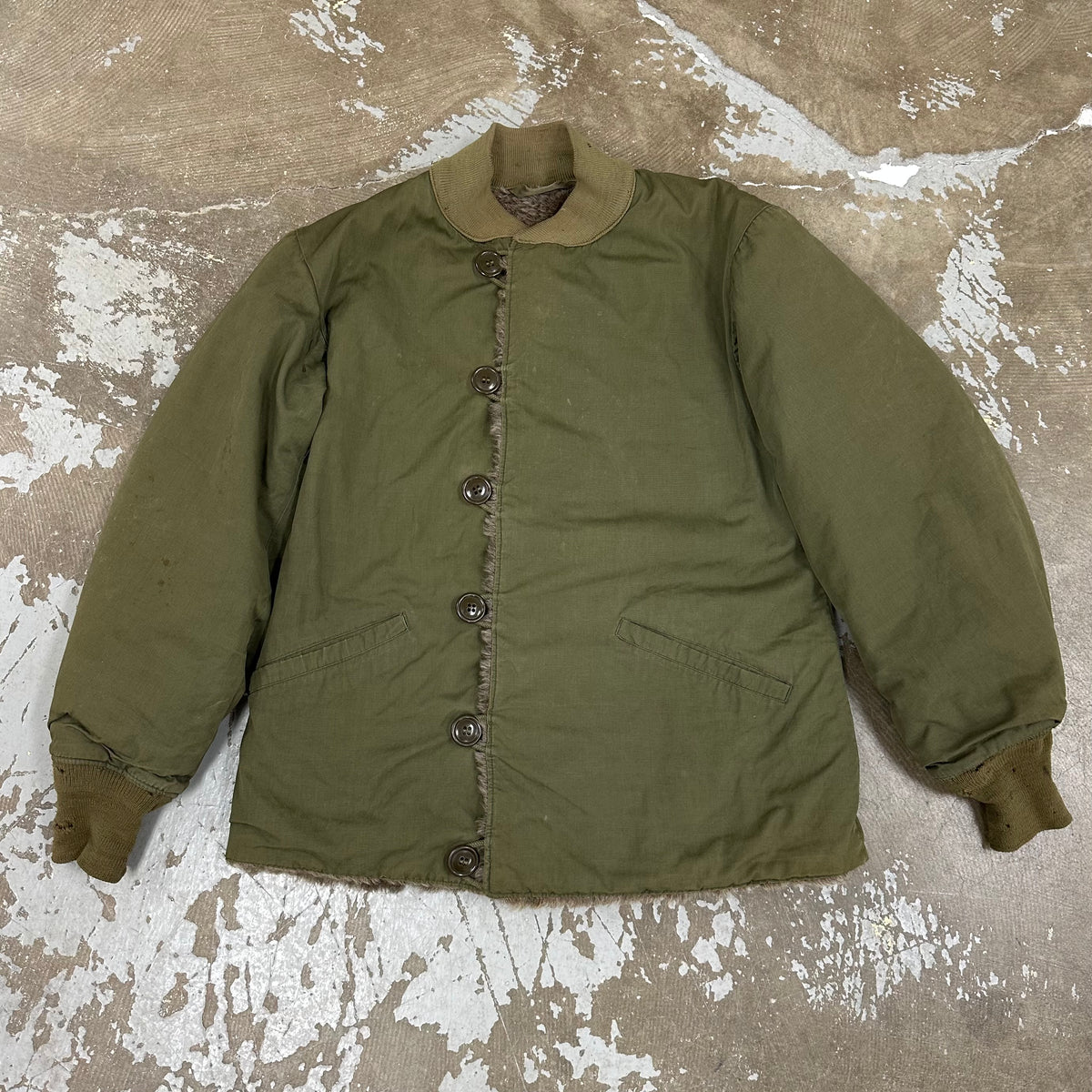 1940’s WWII M-43 Pile Liner Jacket Size 36