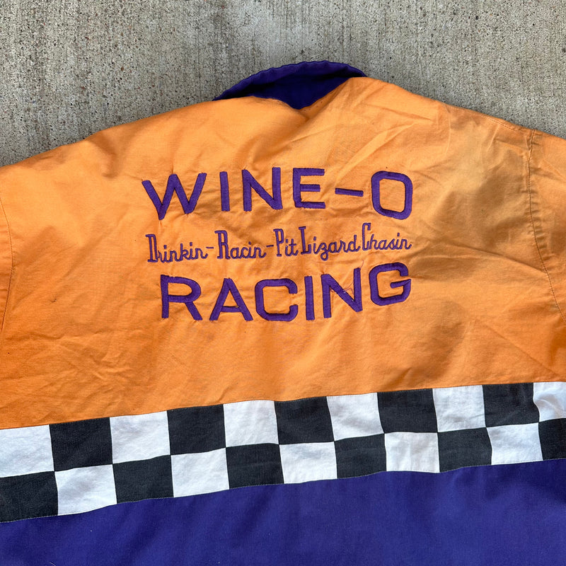 1990’s/Y2k Wine-O Racing Snap Front Shirt