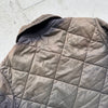 1950’s/60’s Sun-Faded Black Quilted Jacket Large