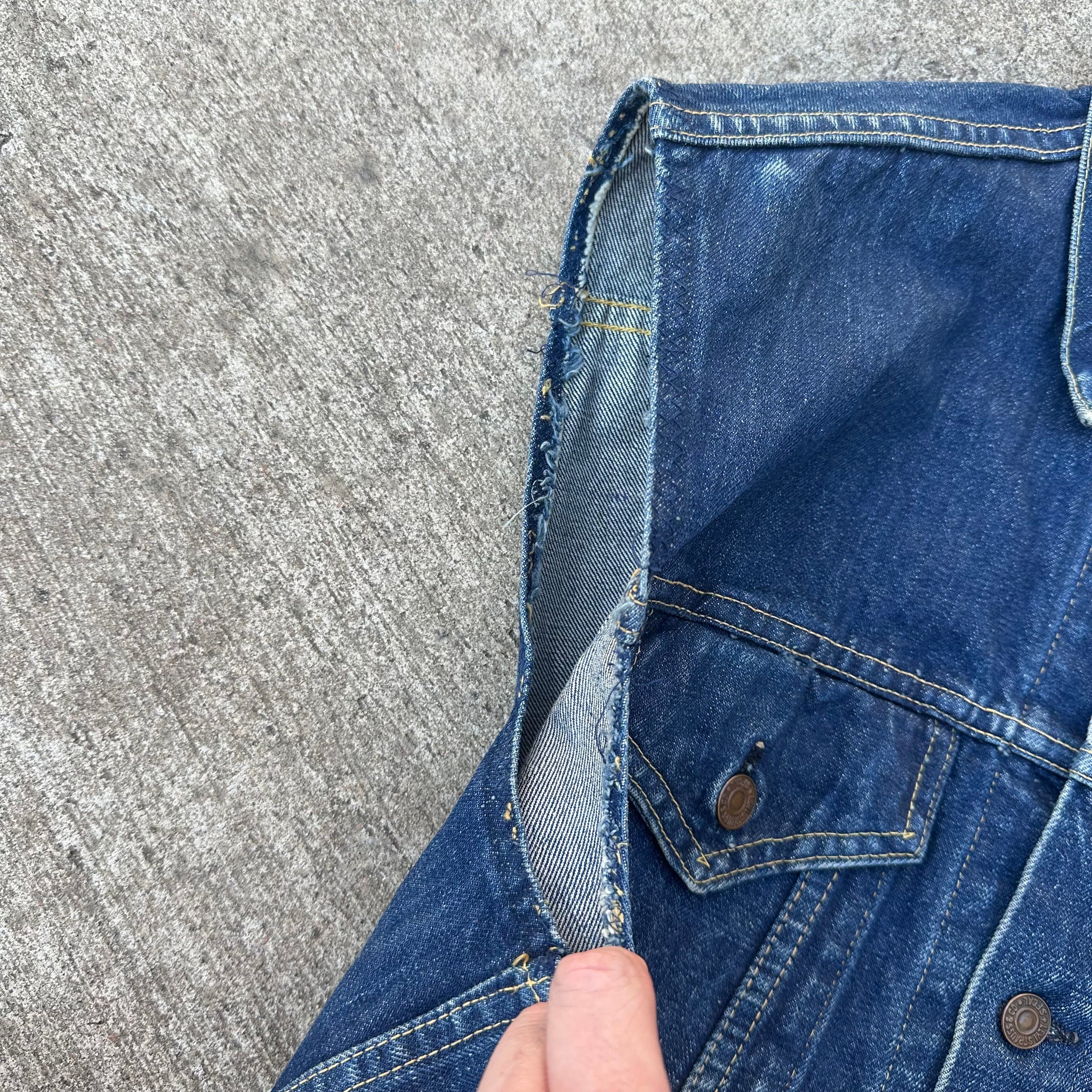 1960’s Levi’s 557 XX Denim Vest Size 44