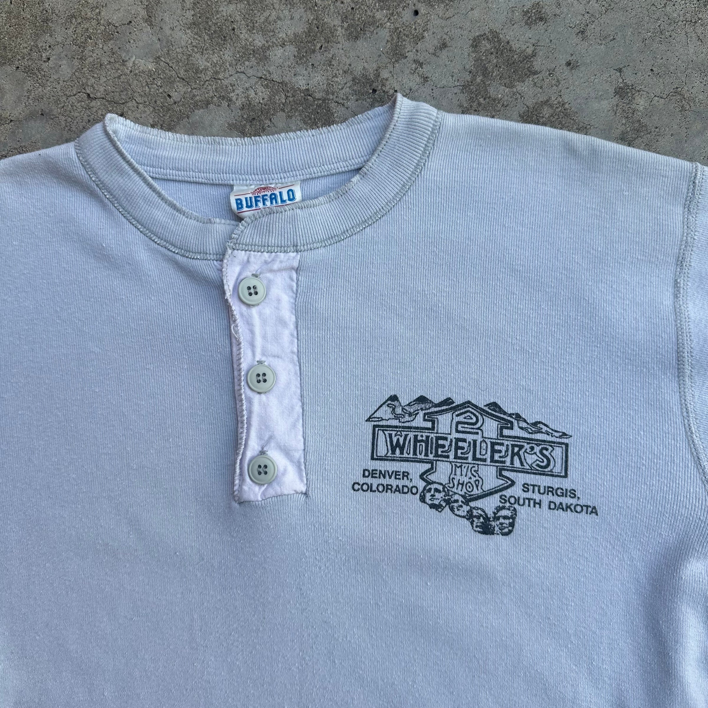 1980’s Harley Davidson Beach Club Short Sleeve Henley T-Shirt Medium