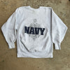 1990’s US Navy Reverse Weave Crewneck Sweatshirt Large