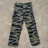 1960’s Vietnam War Silver Tiger Stripe Pants 32” Waist