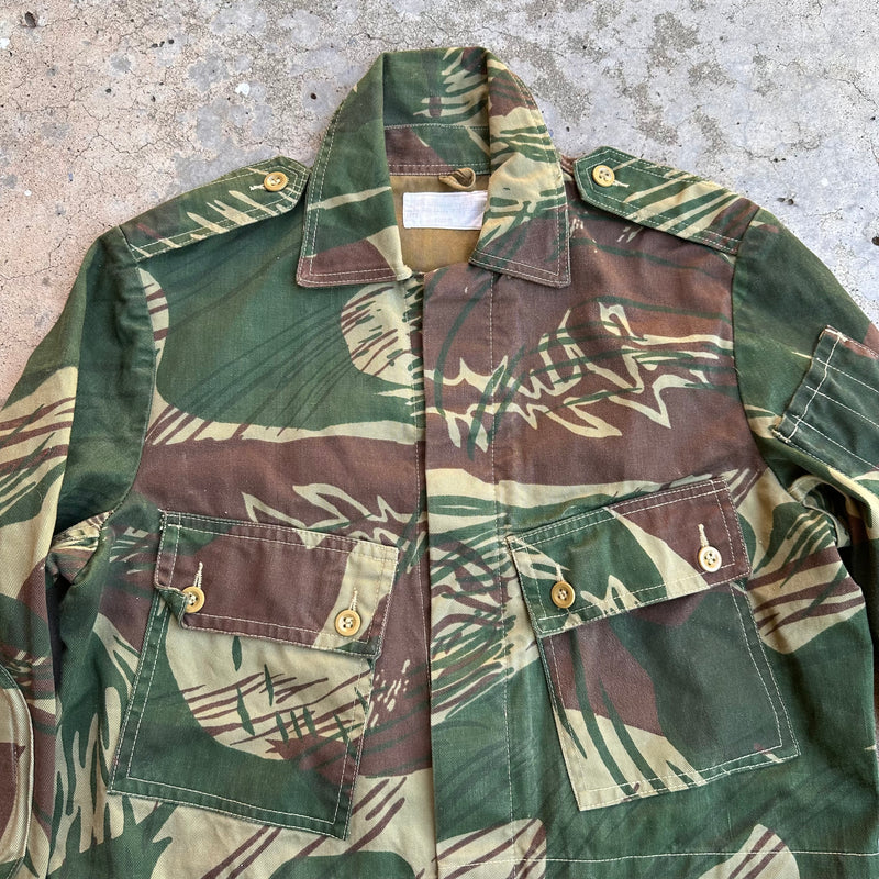 1970's Rhodesian Brushstroke Camo Field Jacket Size 2