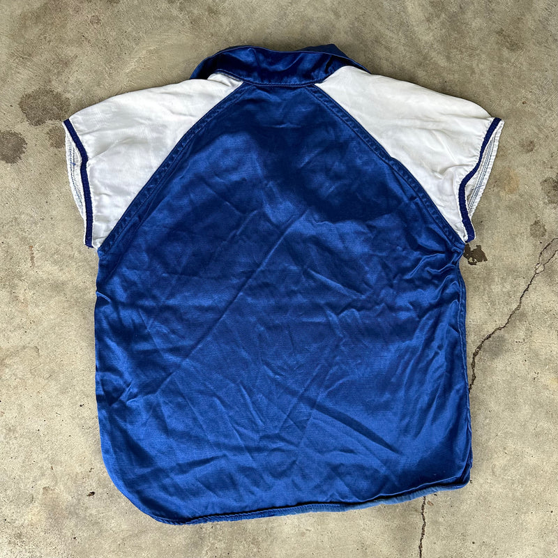 1960’s Russell Southern USN Blue Angels Satin Baseball Jersey Size 36