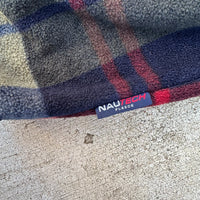 1990’s Nautical NauTech Plaid Fleece Sweatshirt XL