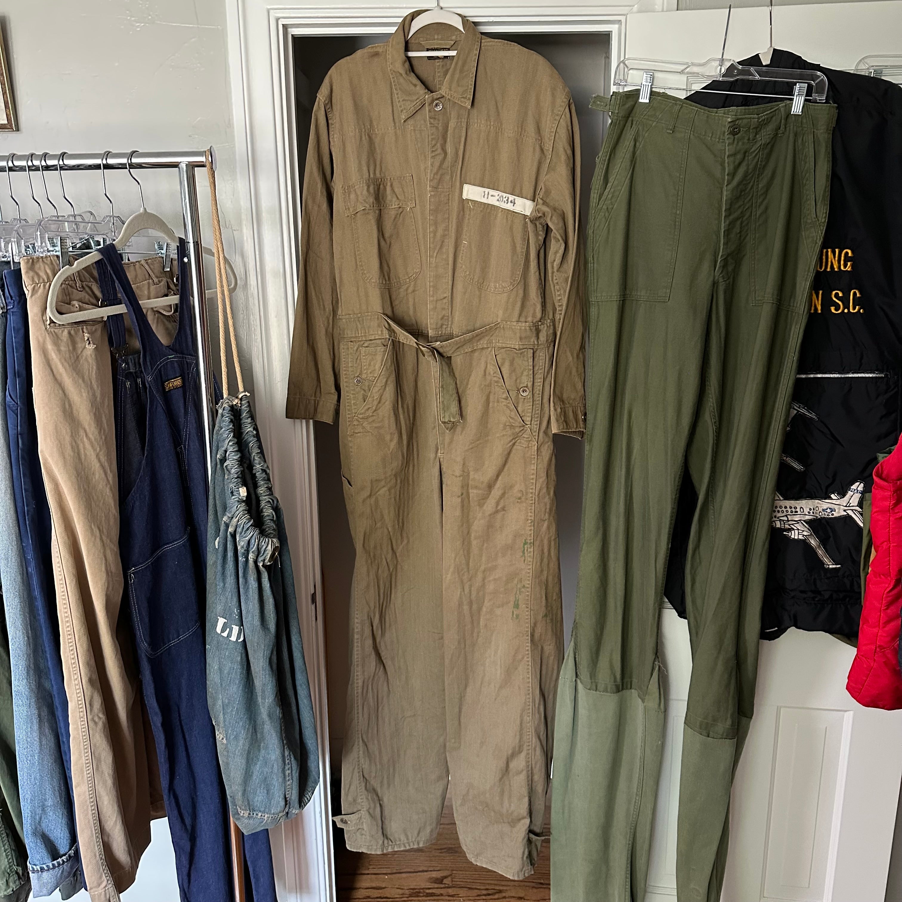 1940's WWII Army Air Corps Type B-1 Flying Coveralls Size 42