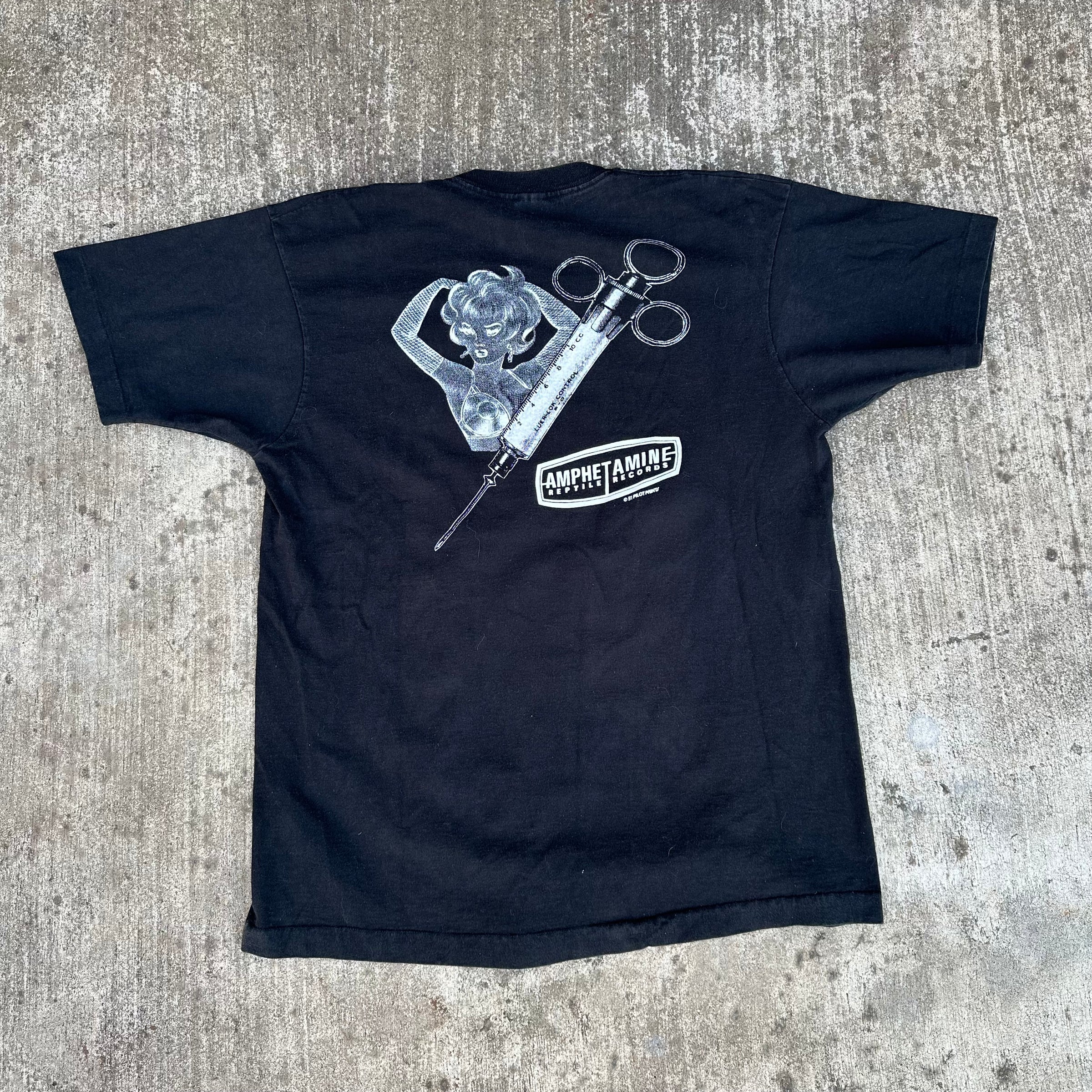 1990’s Dope, Guns, and Fucking In The Streets AmRep Records Compilation T-Shirt XL