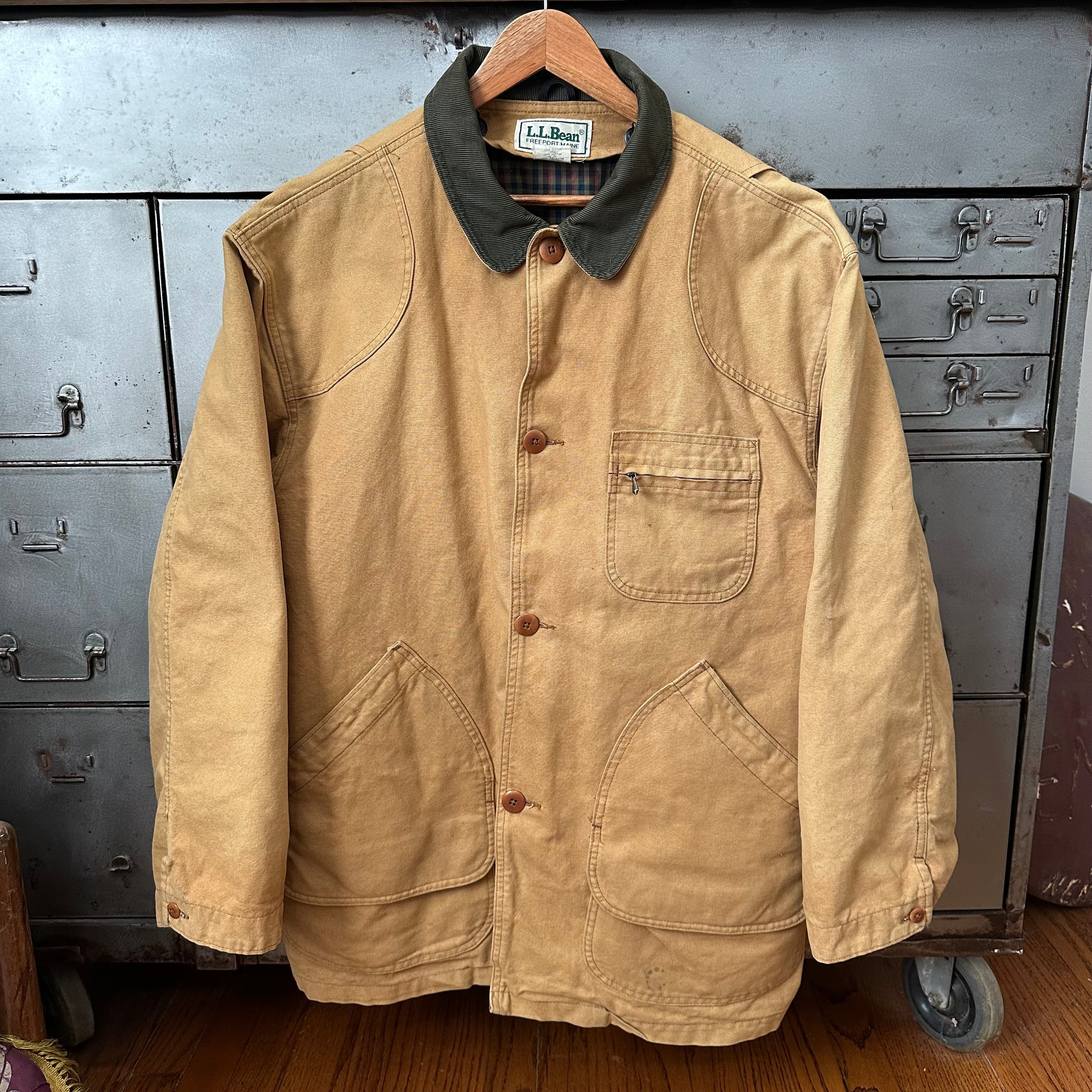 1980’s LL Bean Flannel Lined Barn Coat XL