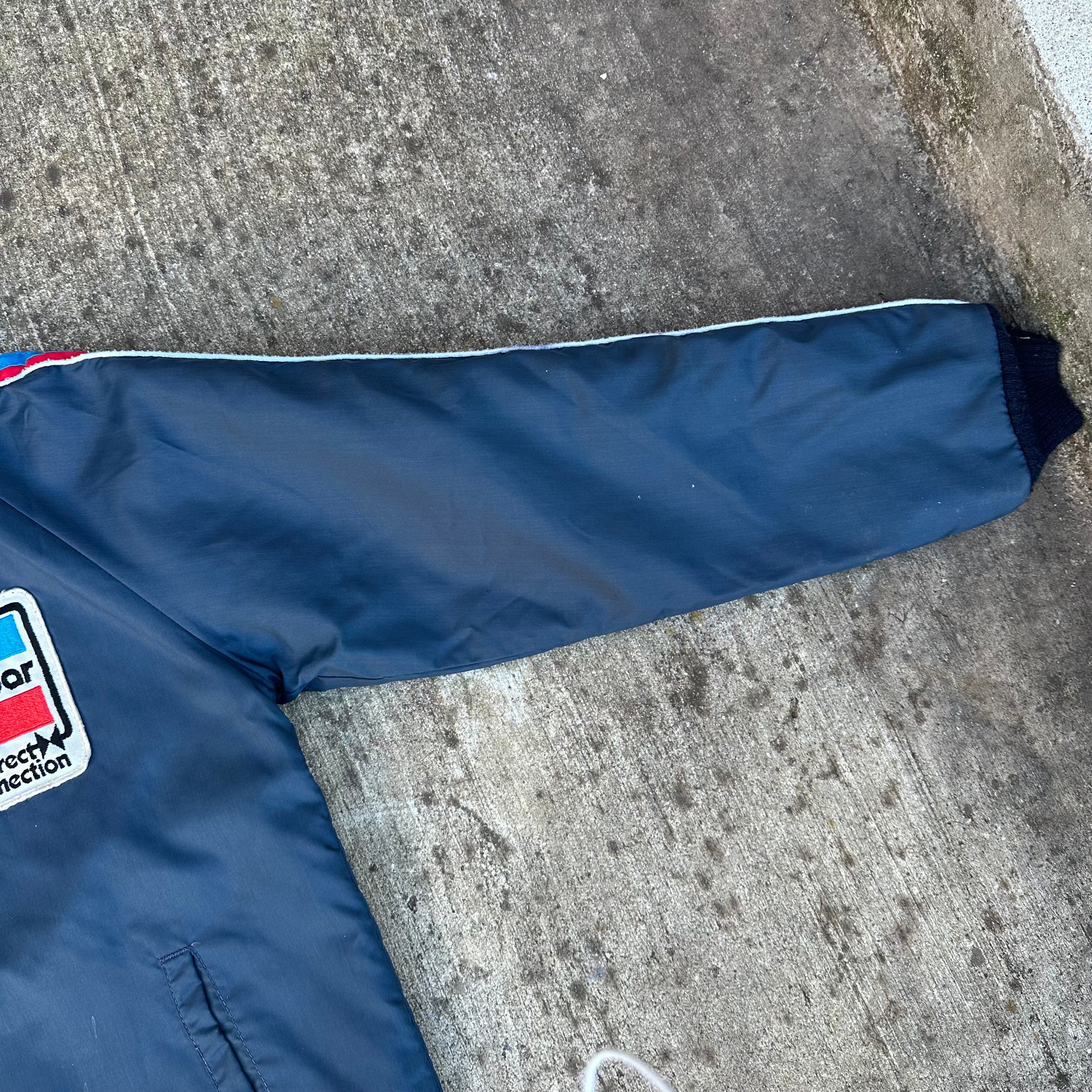 1970’s/80’s Chrysler Mopar Direct Connection Employee Quilted Work Jacket Medium