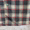 1960’s Pendleton Leather Elbow Patched Wool Plaid Board Shirt Medium