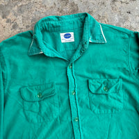 1950’s Pilgrim Cotton Flannel Shirt Medium 22” Chest