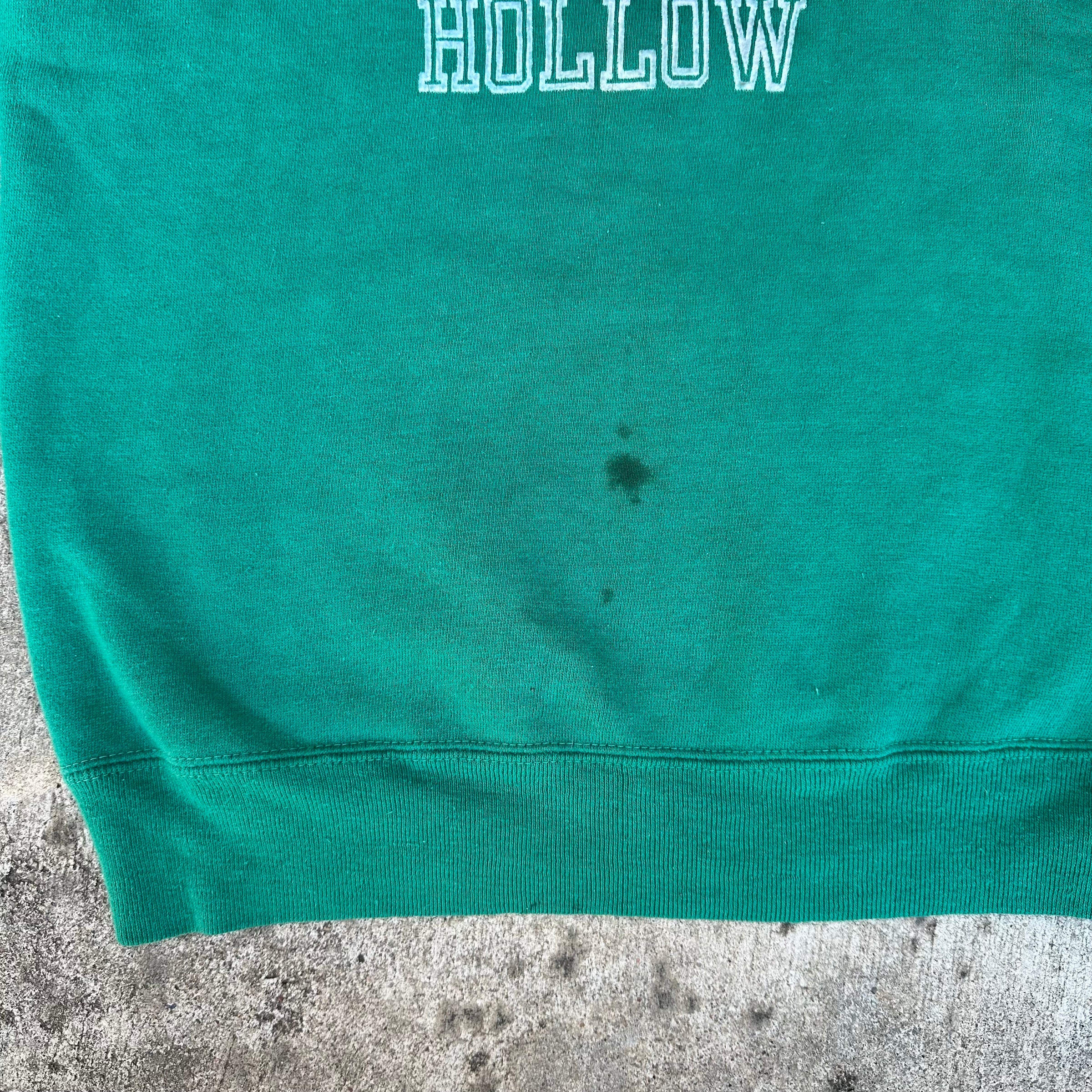 1960’s Camp Bobbin Hollow Flock Print Crewneck Sweatshirt