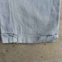 1950’s Anthony’s Buckhide Grey Sailcloth Cotton Work Pants 30” Waist