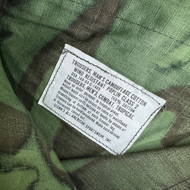 1960’s Deadstock ERDL Camo Jungle Pants Medium Long