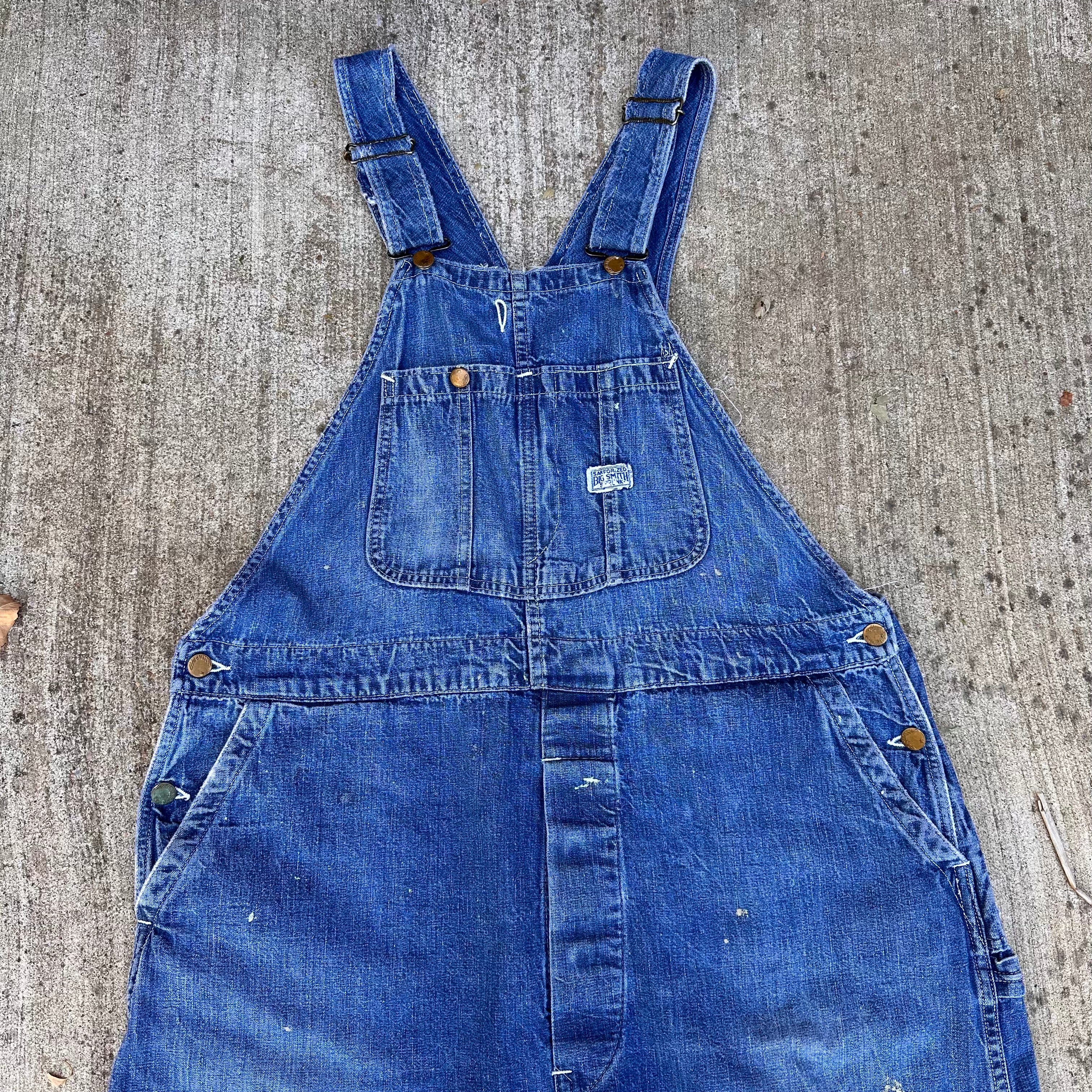 1930's Big Smith Denim Overalls 40” Waist – Little Chum Vintage