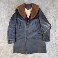 1930’s Leather Barnstormer Coat Small
