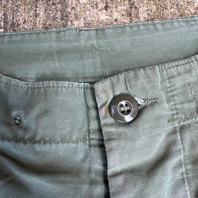 1960’s Vietnam War First Pattern Jungle Trousers Medium Long