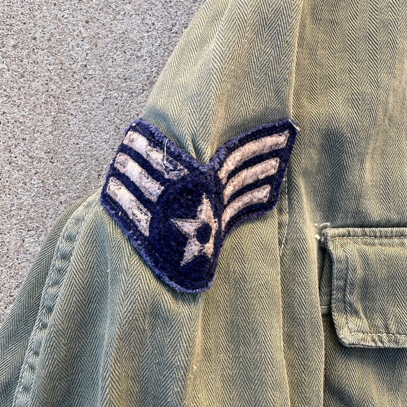 1950’s USAF Patched HBT 13-Star Fatigue Shirt