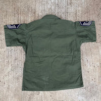 1960’s Patched USAF Fatigue Shirt Large