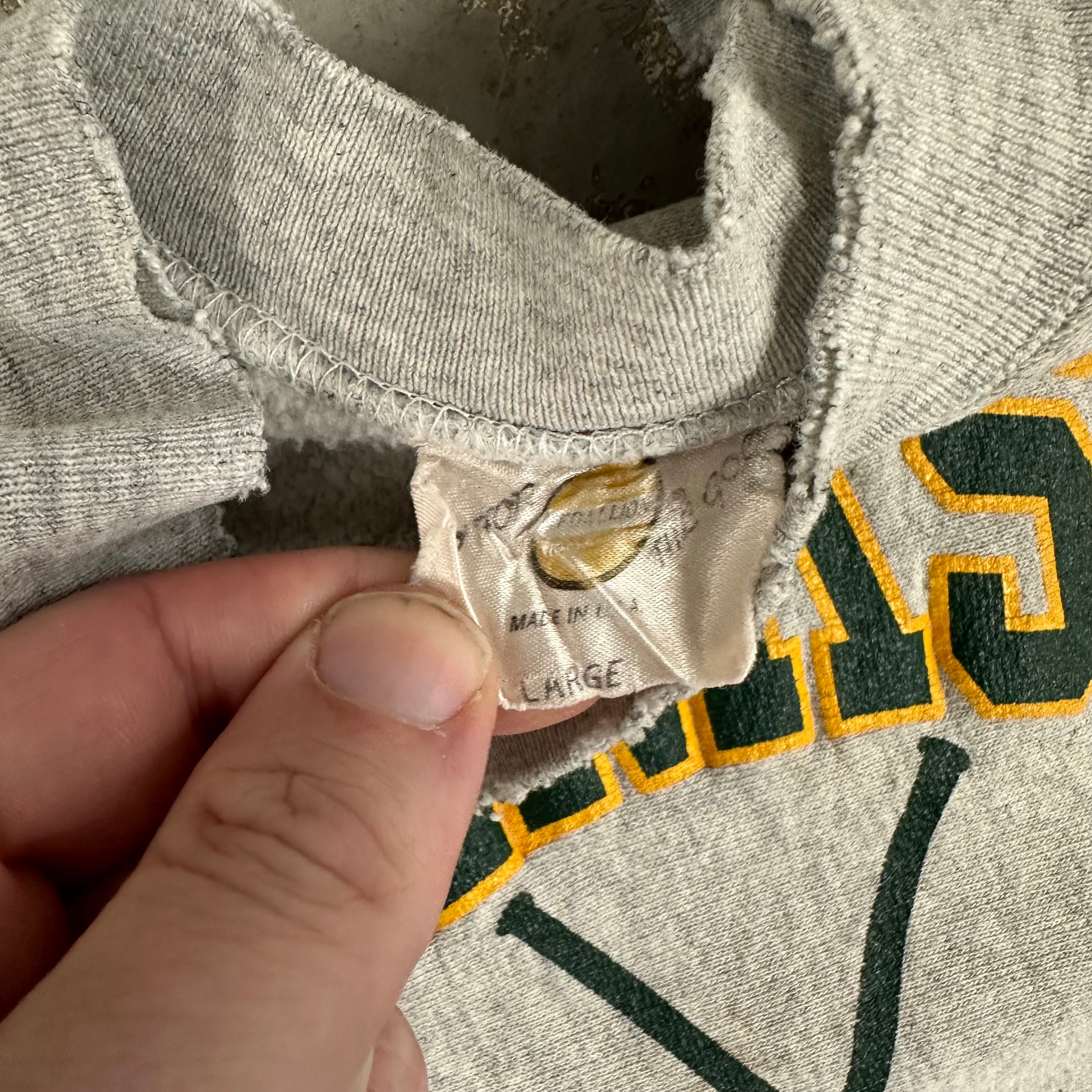 1990’s Clarkson Hockey Reverse Weave Style Sweatshirt Medium