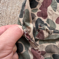 1960’s Storm-Pruf Beo-Gam Camo Fatigue Shirt L/XL