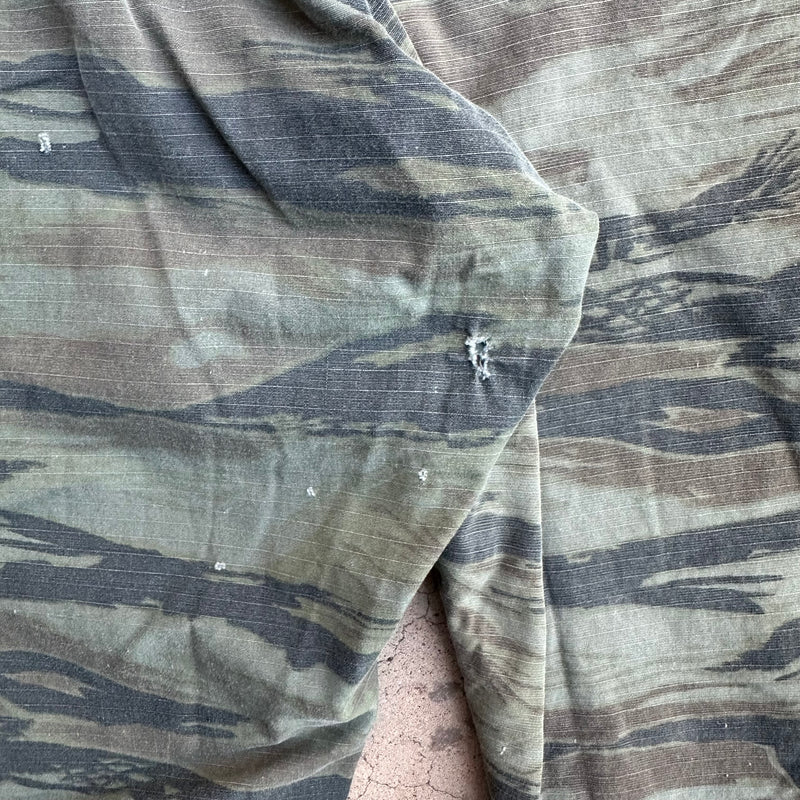 1970’s Civilian Tiger Stripe Camo Fatigue Pants 40” Waist