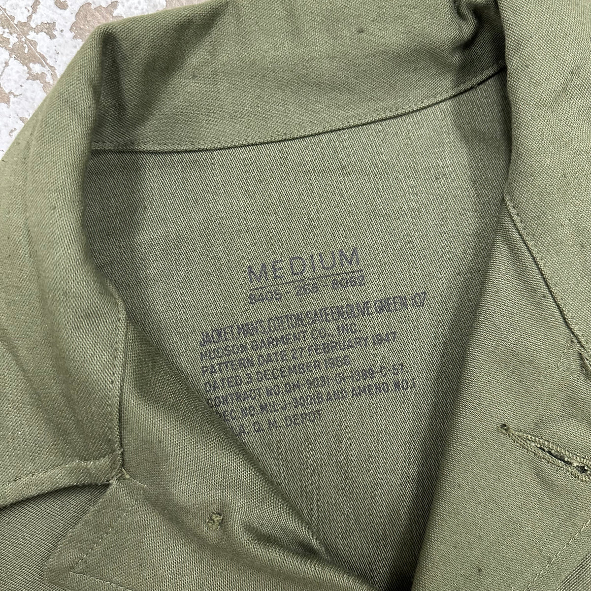 1950’s Mint First Pattern OG-107 Fatigue Shirt Medium