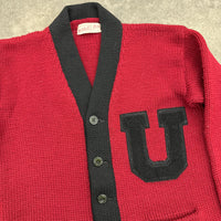 1930’s Mitchell & Ness Wool Cardigan Sweater Small