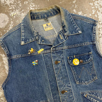 1950’s/60’s Wrangler Denim MC Cut Vest Size 40