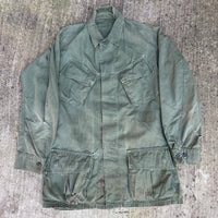 1960’s Painted Poplin Jungle Jacket 22” Chest