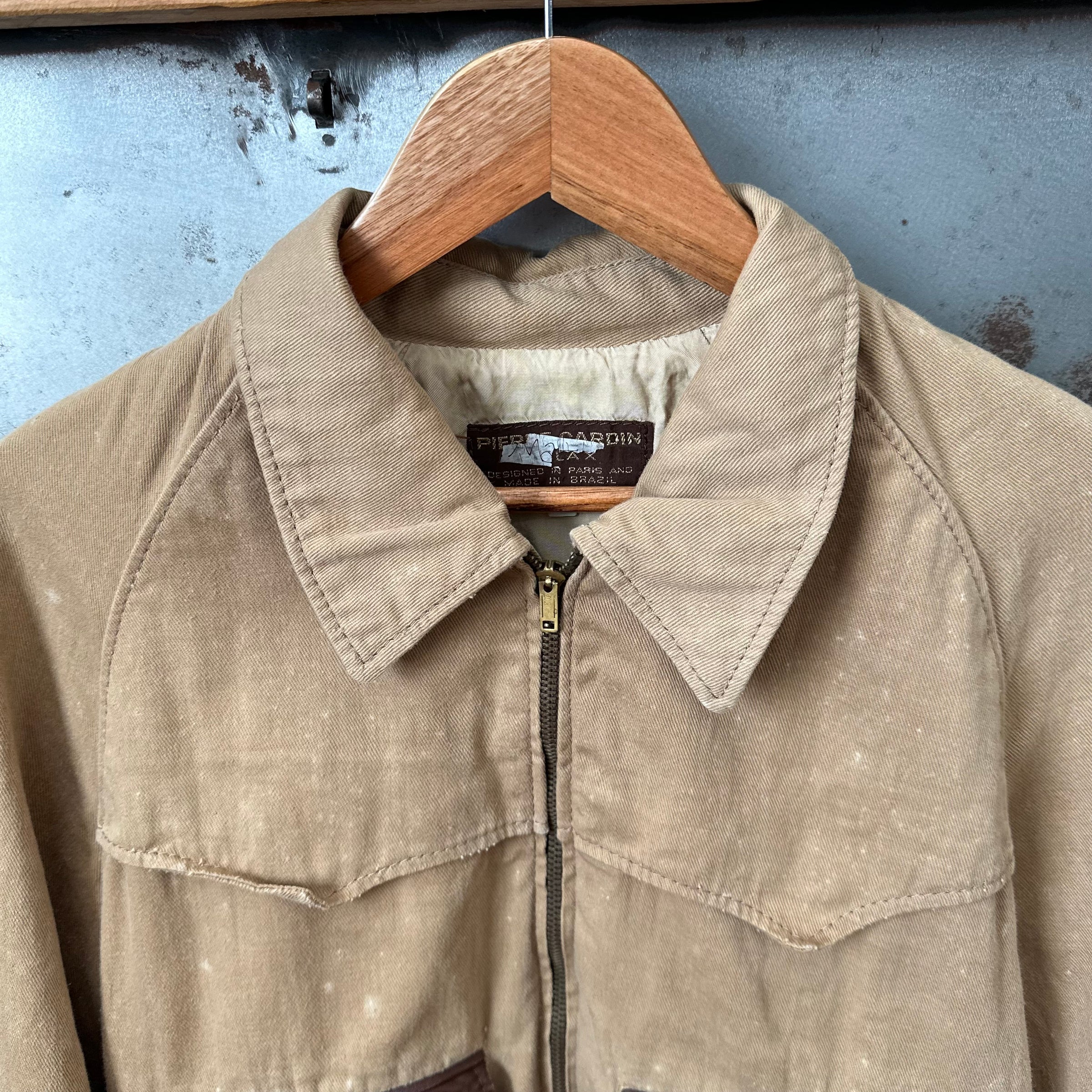 1970’s Pierre Cardin Cotton Western Style Jacket Size 40